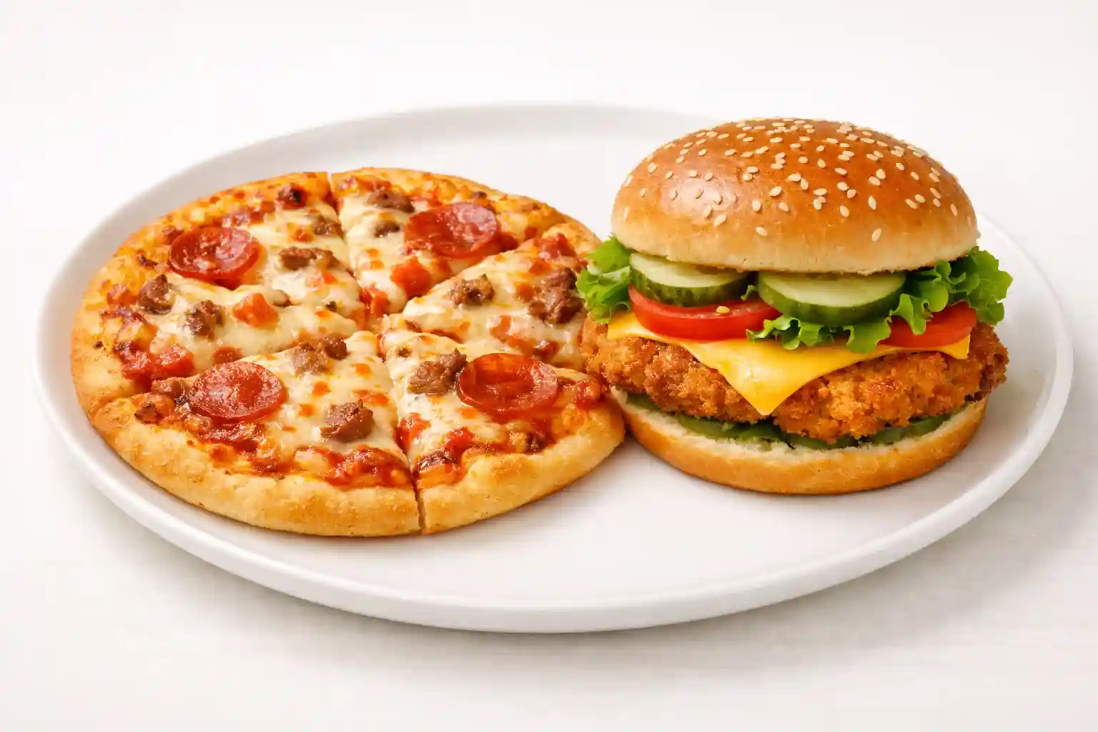 Combo – Pizza & Burger