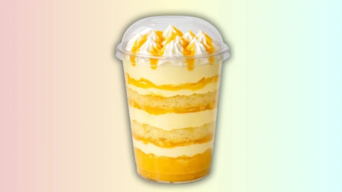 Glass Cake – Mango Flavour